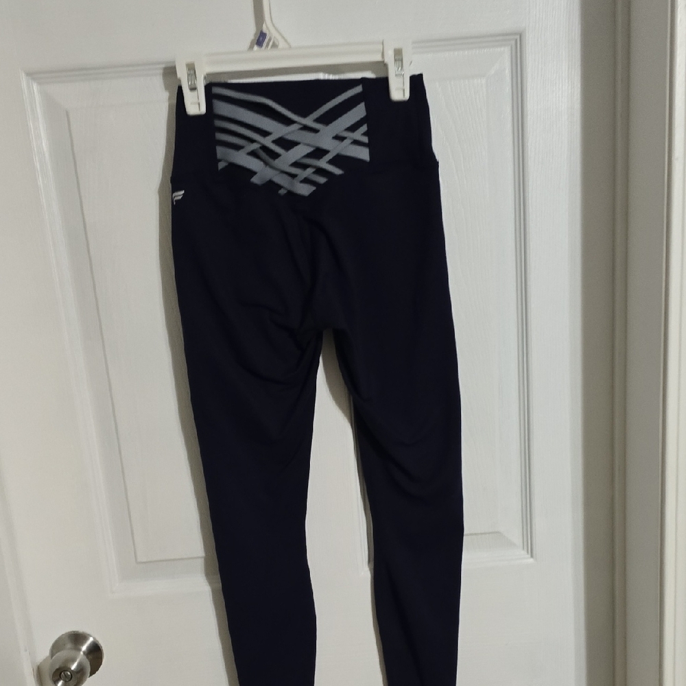 Fabletics Women's Leggings with Black and Silver Accents